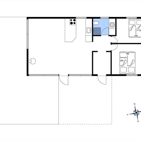 Casa vacanze 1468-n-hundested-klintevej-44